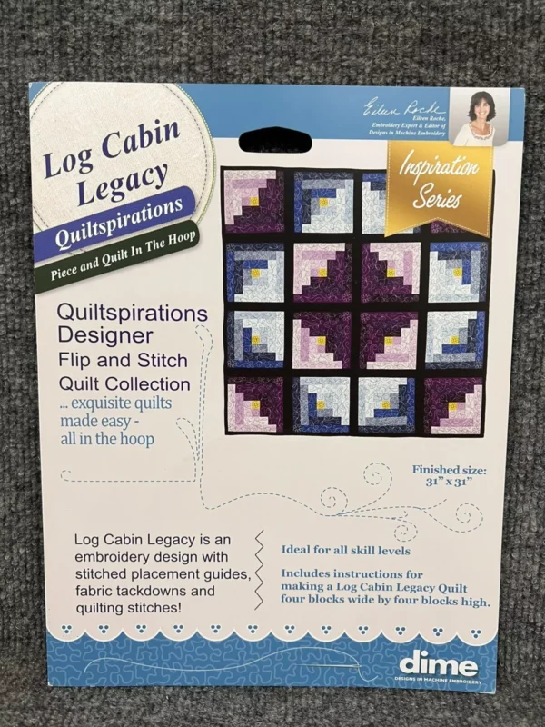 Eileen Roches Log Cabin Legacy Quiltspirations DIME